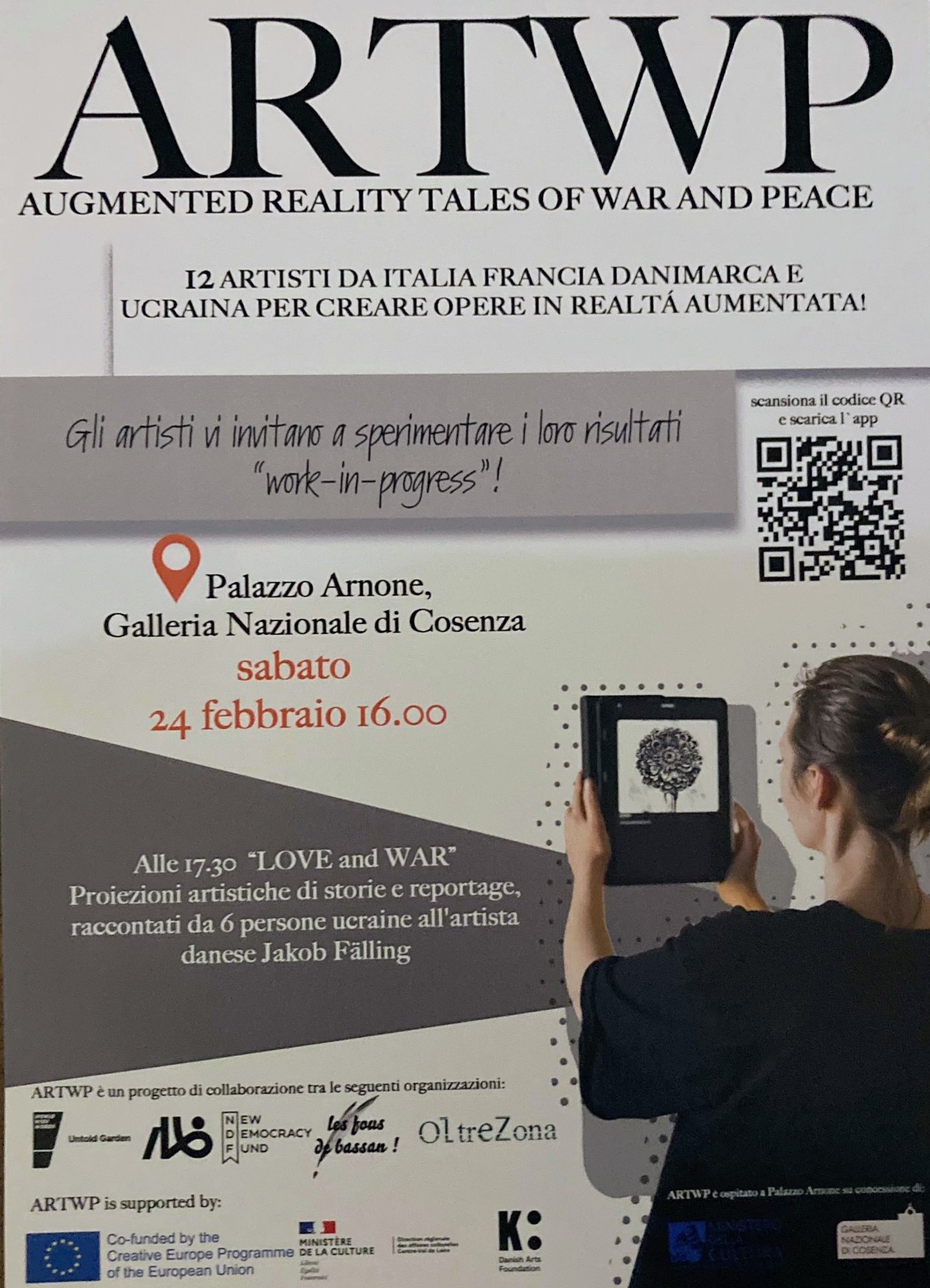 Galleria nazionale di Cosenza - Progetto ARTWP Augmented Reality Tales of War and Peace